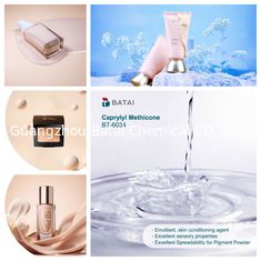 Caprylyl Methicone nihai kırılma indeksi n/20D 1.4100 1.4200 Deri bakım formülasyonları için bileşen