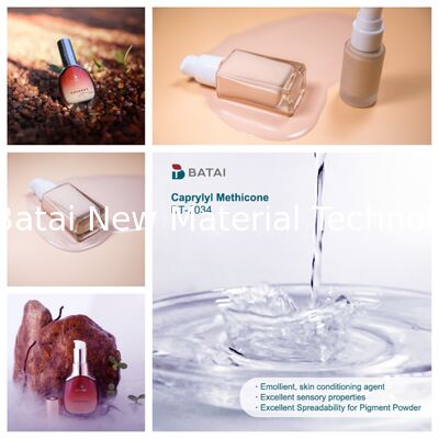 Güneş koruyucu ürünler için şeffaf sıvı Kaprilil Metiyokon CAS NO. 17955-88-3 TDS COA