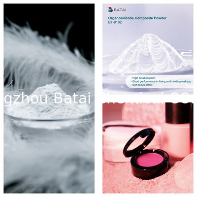 Vinyl Dimethicone/Methicone Silsesquioxane Crosspolymer BT-9102 Organosilikon Kompozit Tozu Katı Beyaz Toz 8.0 ~ 12.0μm Kozmetik için