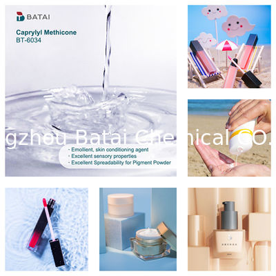 Fondöten için İyi Yayılabilirlik Özelliğine Sahip Çözücü Silikon INCI Kaprilil Metikon Oktiltrimetikon