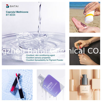 Fondöten için İyi Yayılabilirlik Özelliğine Sahip Çözücü Silikon INCI Kaprilil Metikon Oktiltrimetikon