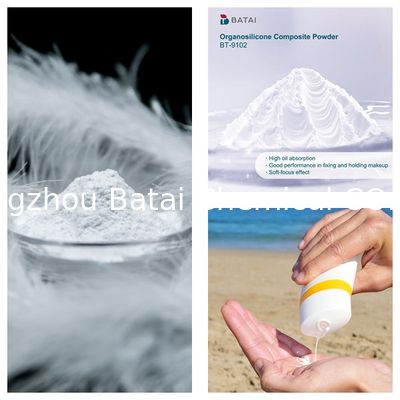 8-12μm Küresel Silikon Kompozit Tozu Vinyl Dimethicone / Methicone Silsesquioxane Crosspolymer